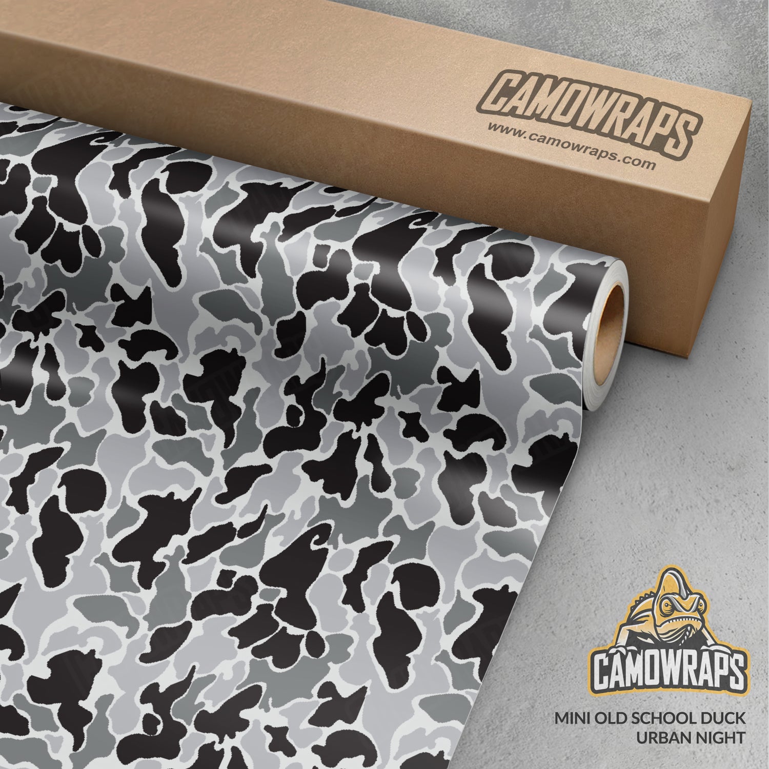 Old School Duck Urban Night Gun Skin Vinyl Wrap