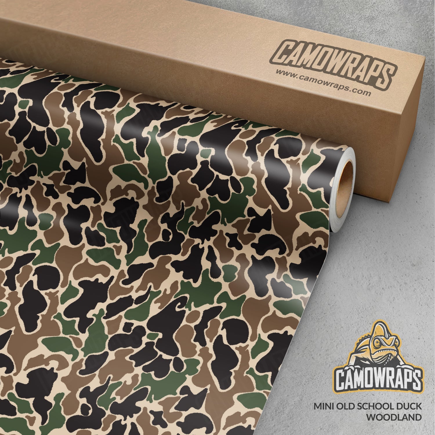 Old School Duck Woodland Gun Skin Vinyl Wrap