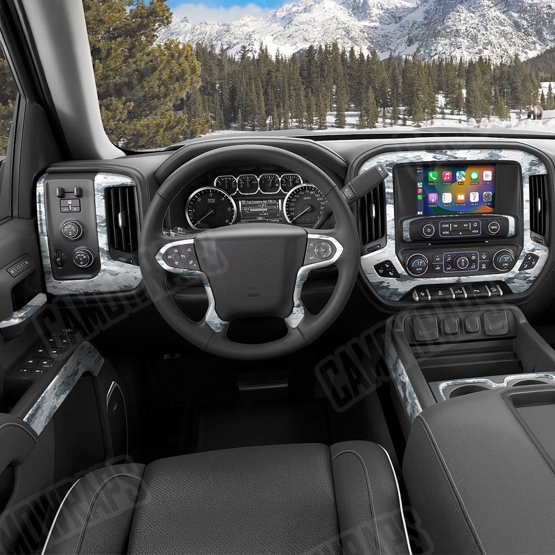 A-TACS AT-X Camo Car Interior Skin