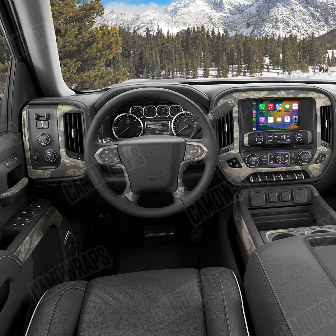 Compound Army Camo Car Interior Skin