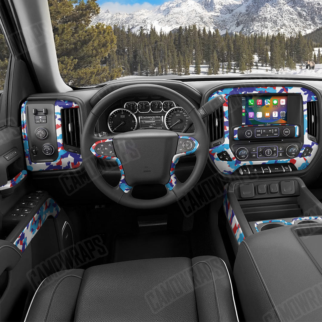 Erratic M-Series Camo Car Interior Skin