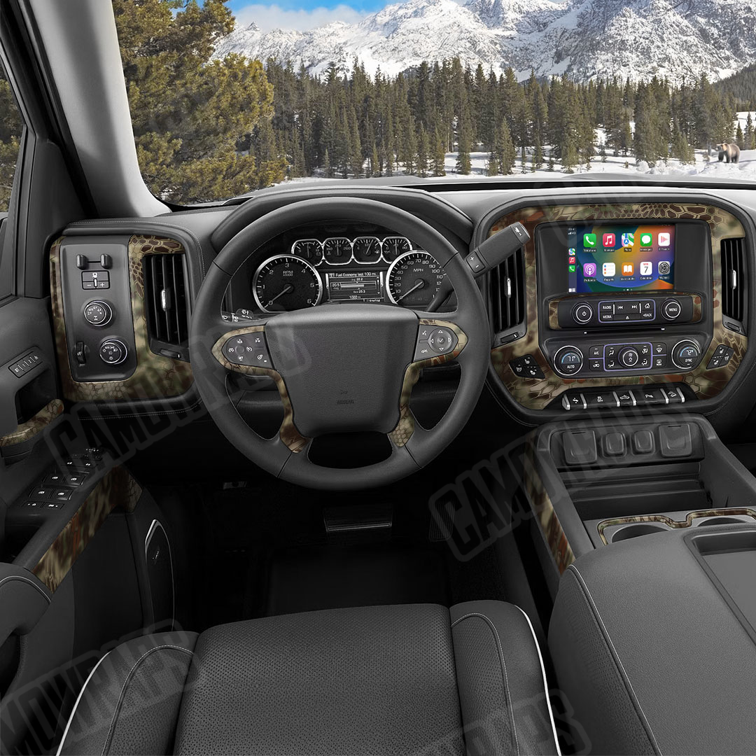 Kryptek Mandrake Camo Car Interior Skin