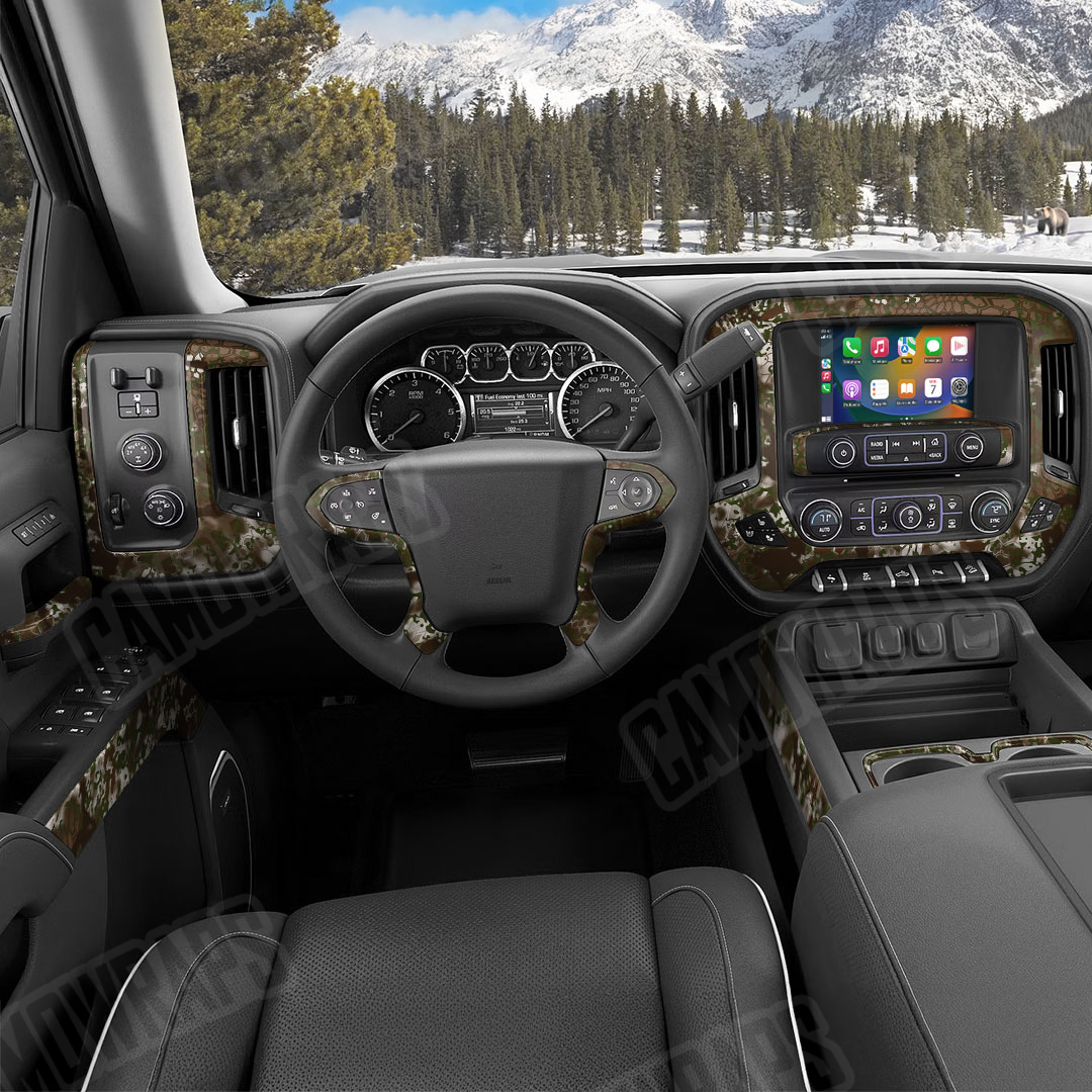 Kryptek Obskura Actaeon Camo Car Interior Skin