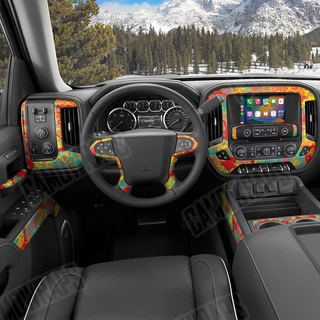 Kryptek Obskura Loki Camo Car Interior Skin