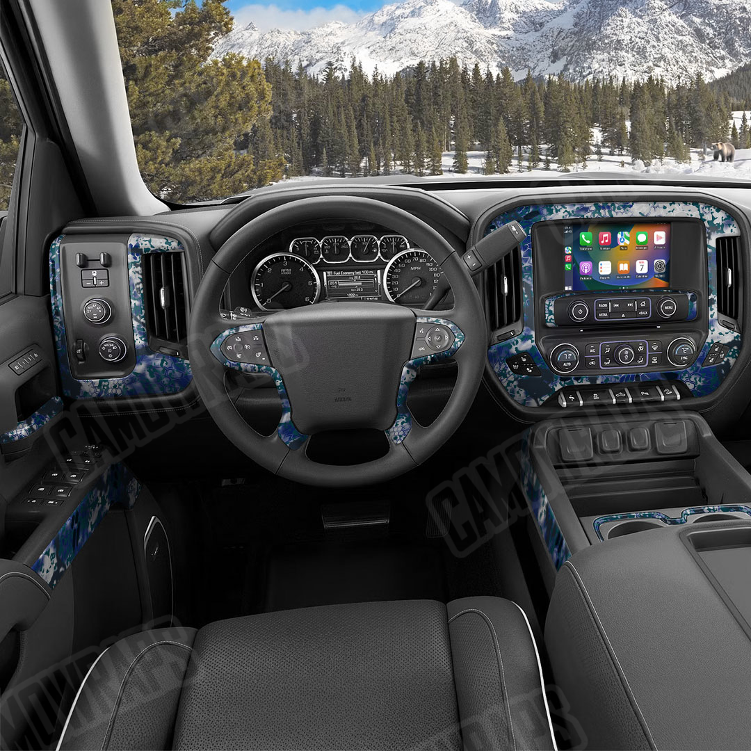 Kryptek Obskura Oceanus Camo Car Interior Skin