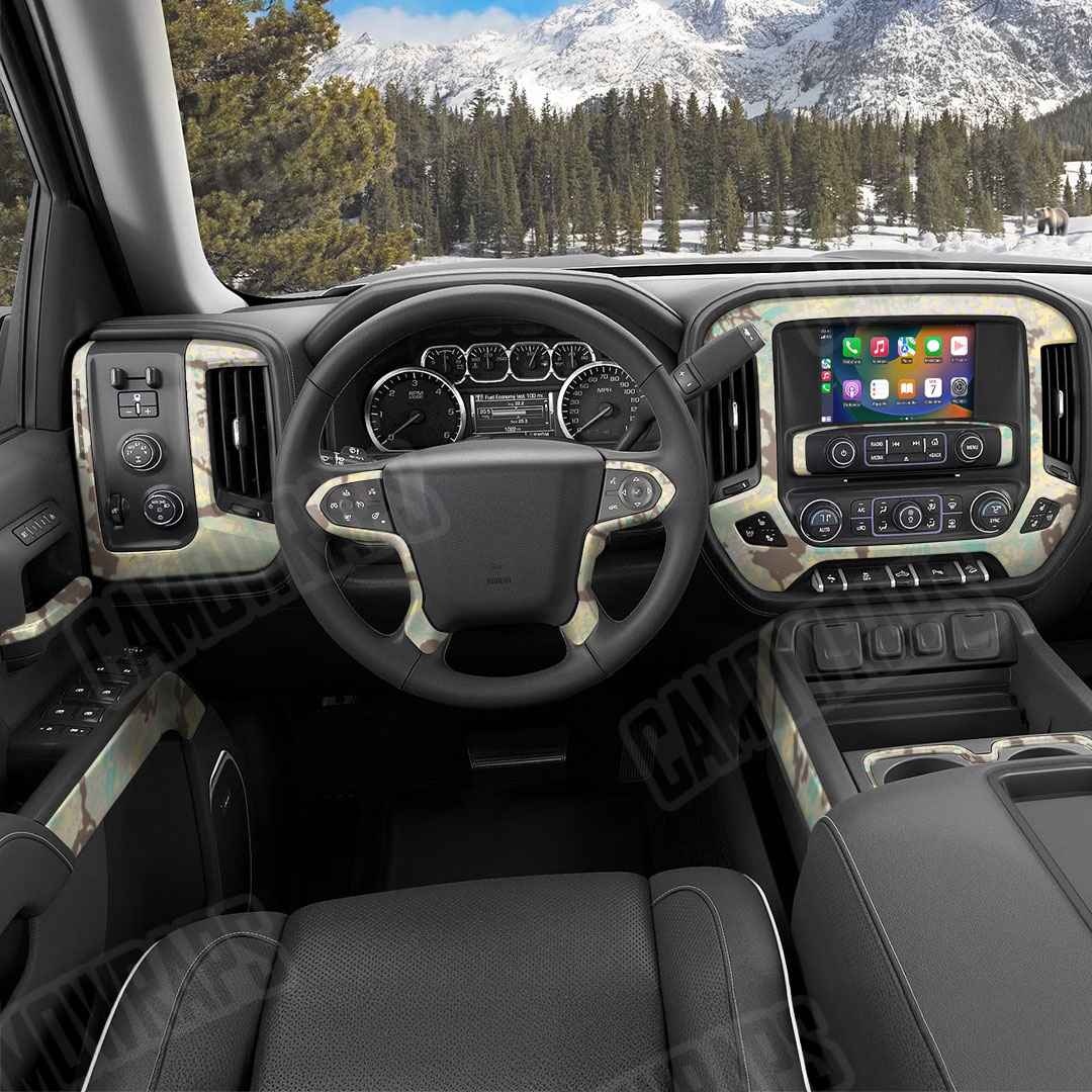 Kryptek Obskura Sundarban Camo Car Interior Skin