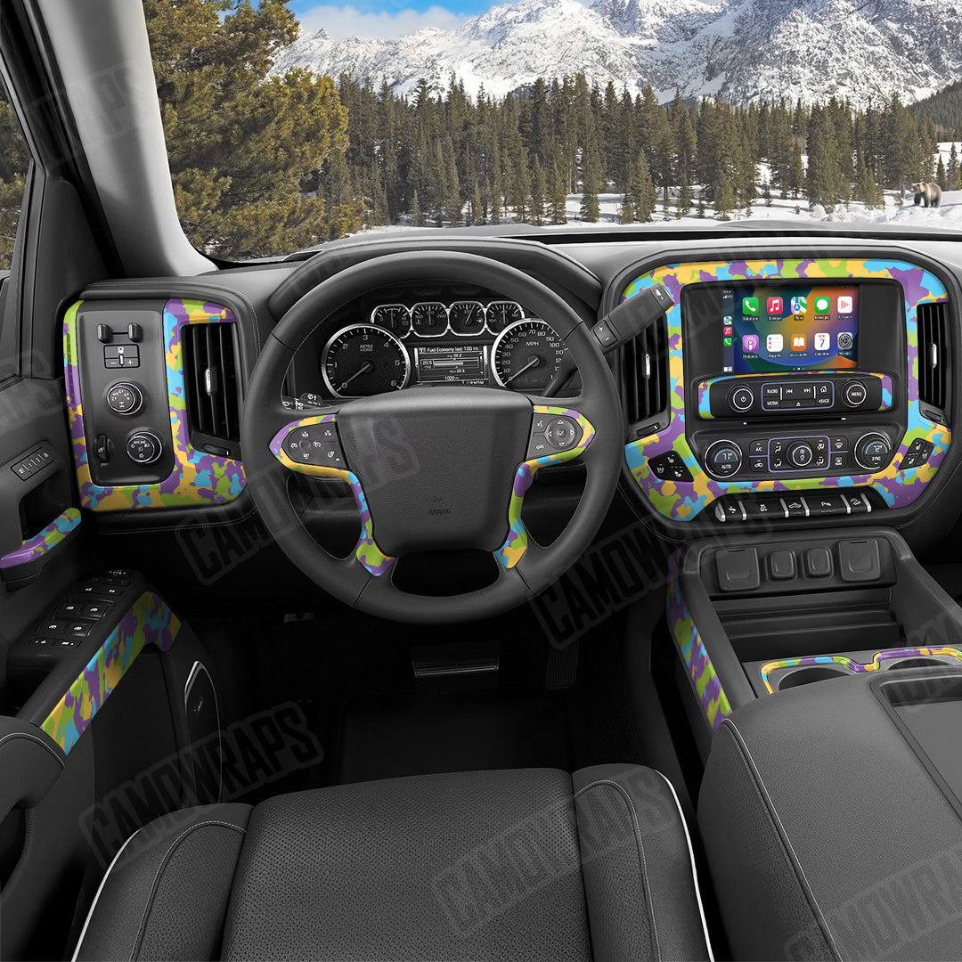 Cumulus Carnival Camo Car Interior Skin