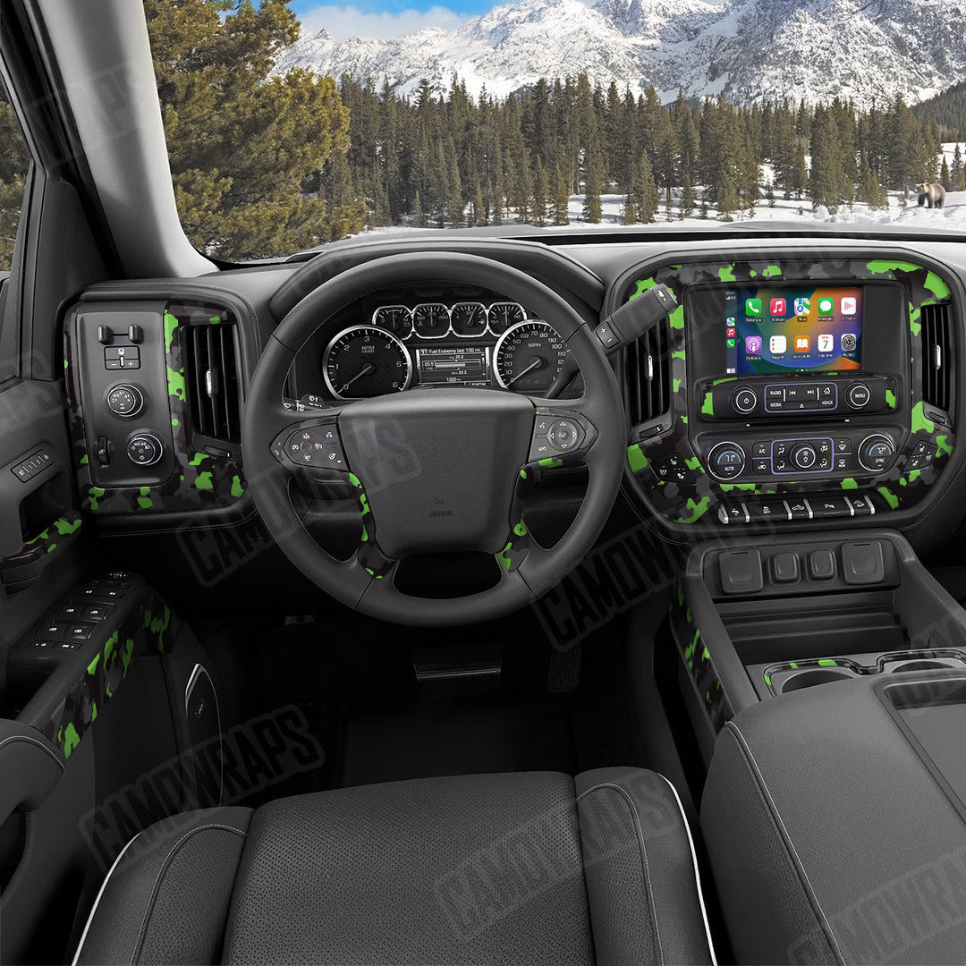Cumulus Metro Green Camo Car Interior Skin
