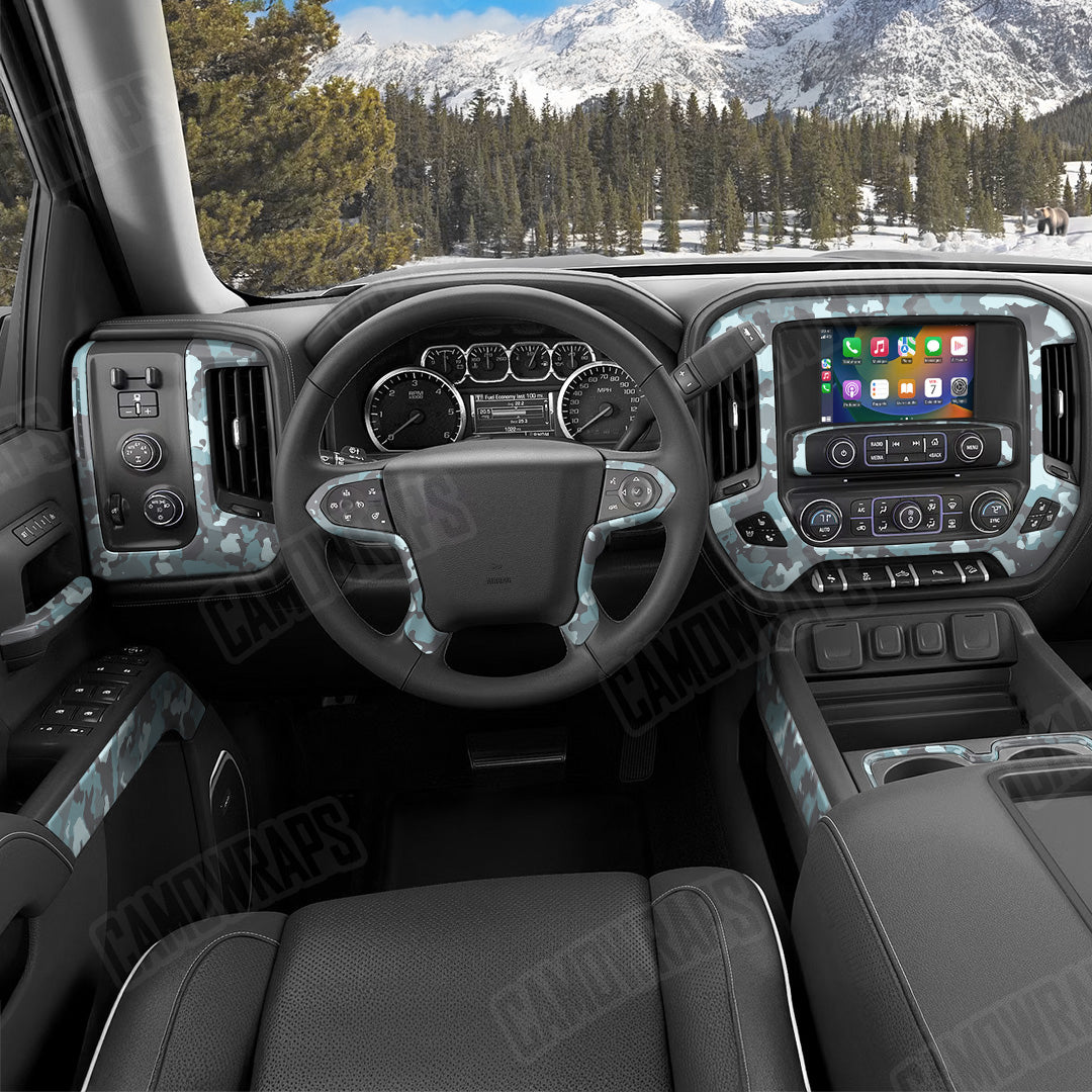 Cumulus Overcast Camo Car Interior Skin