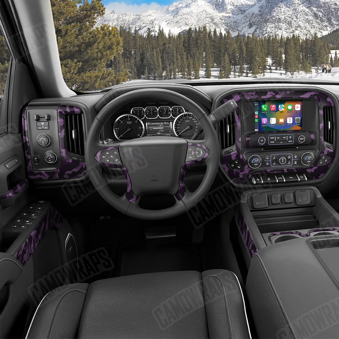 Ragged Darkwing Camo Car Interior Skin