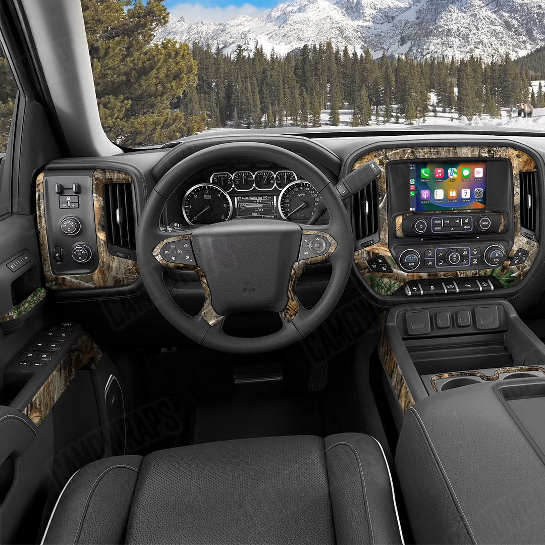 Large Realtree Edge Camo Car Interior Skin