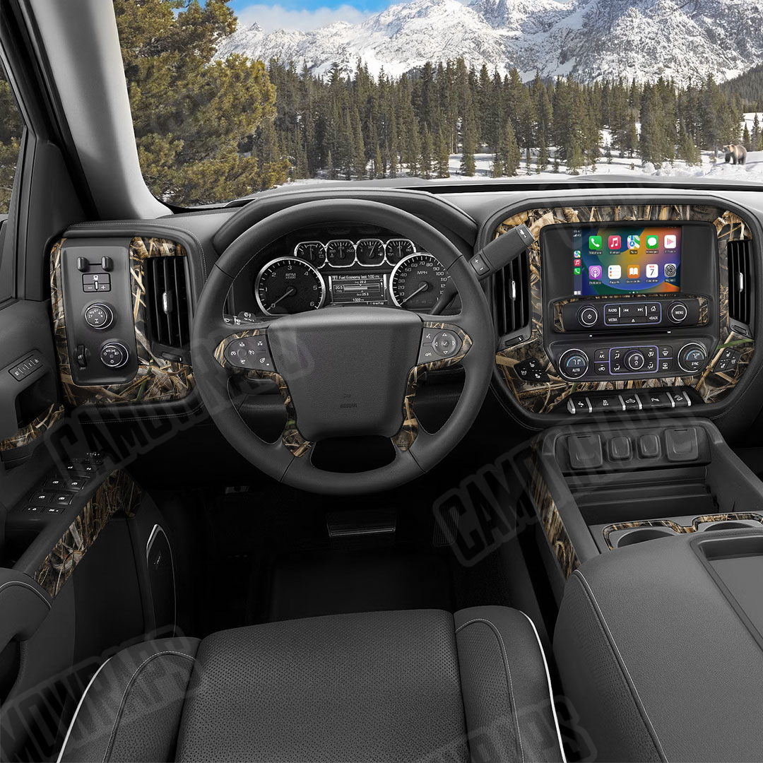 Large Realtree MAX7 Camo Car Interior Skin