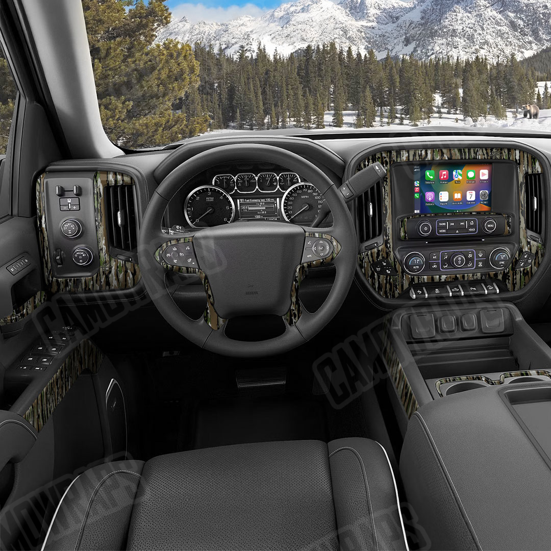 Large Realtree Original Camo Car Interior Skin
