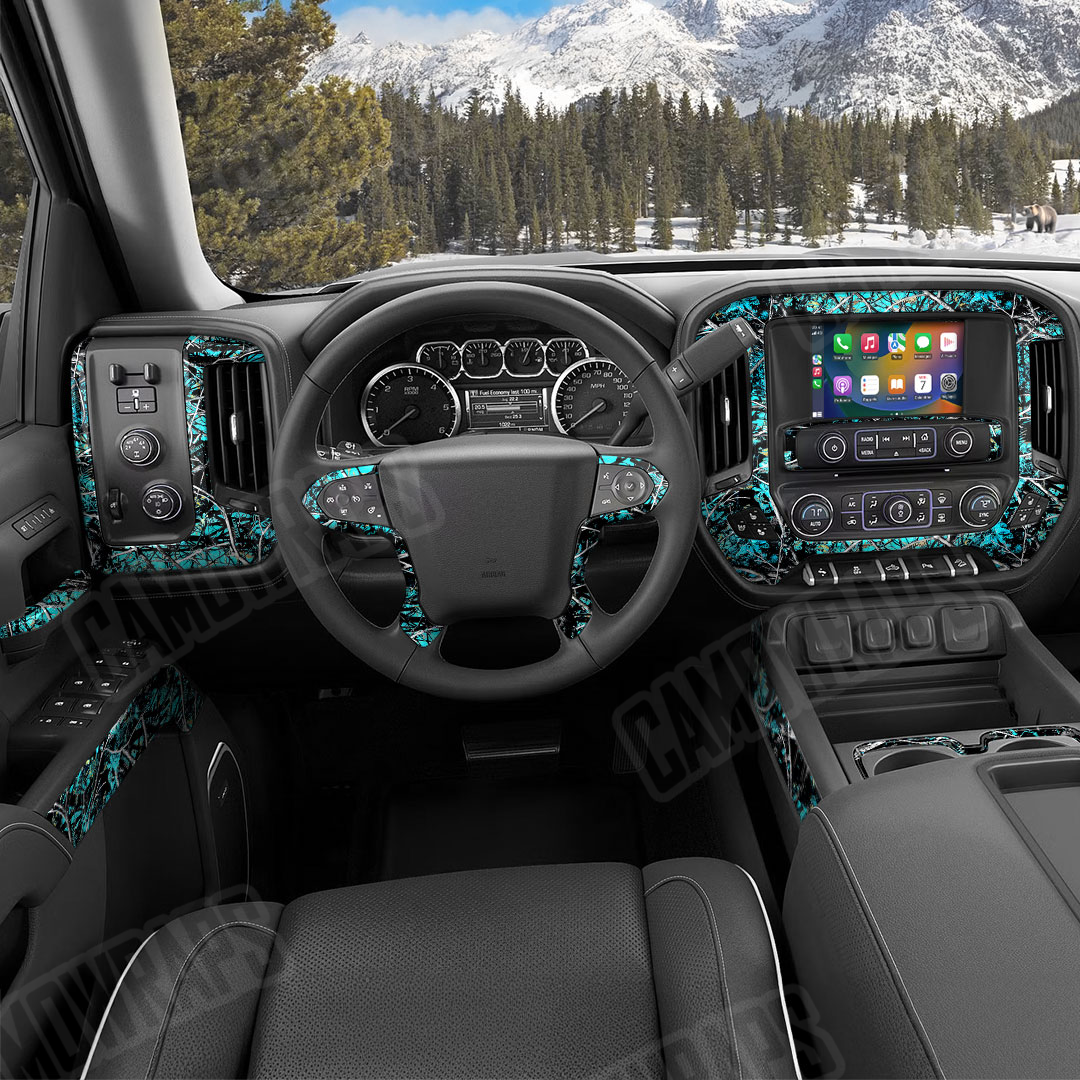 Muddy Girl Serenity Camo Car Interior Skin