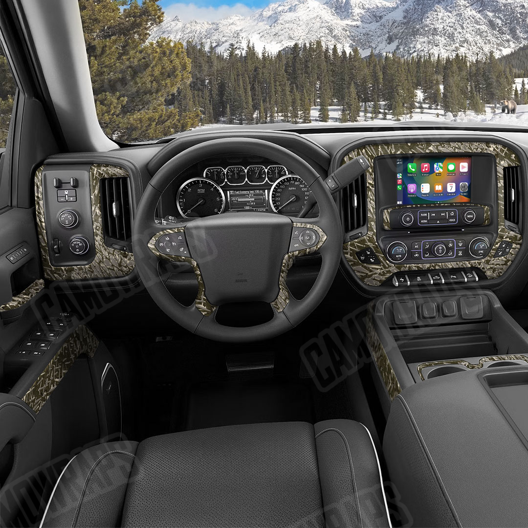 RELV X1 Dynohyde Camo Car Interior Skin