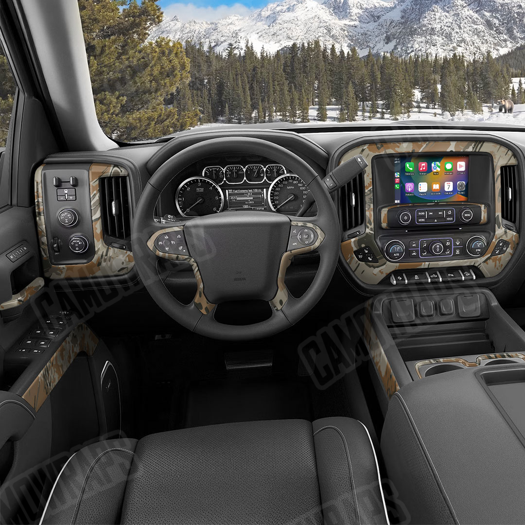 RELV X3 Copperhead Camo Car Interior Skin