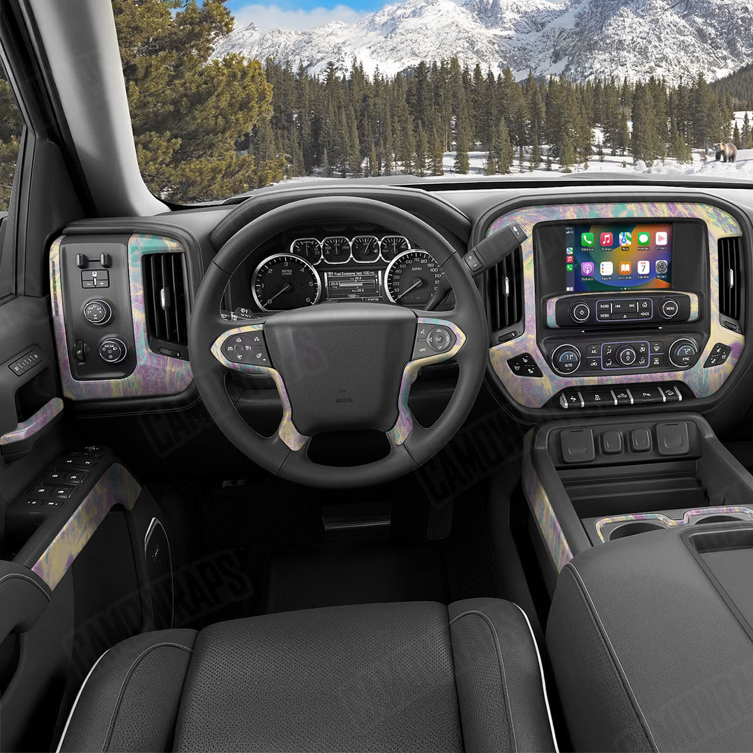 Realtree Aspect Easter Camo Car Interior Skin