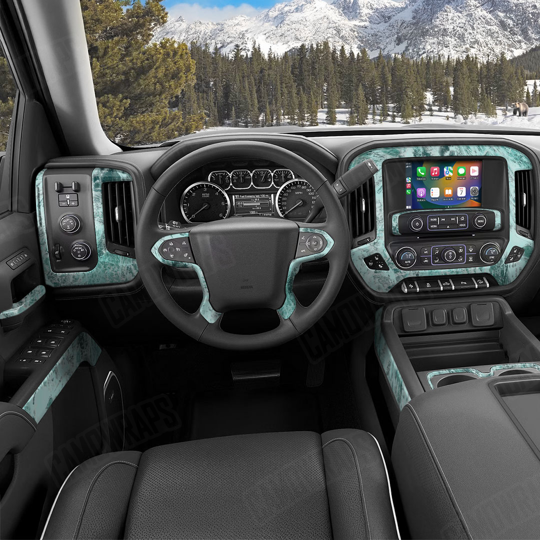 Realtree Aspect Shallows Camo Car Interior Skin