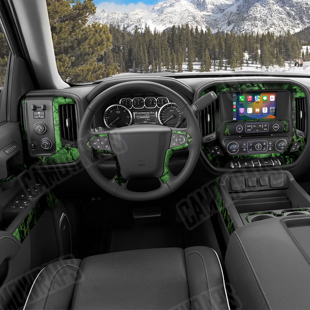 Realtree WAV3 Monster Camo Car Interior Skin