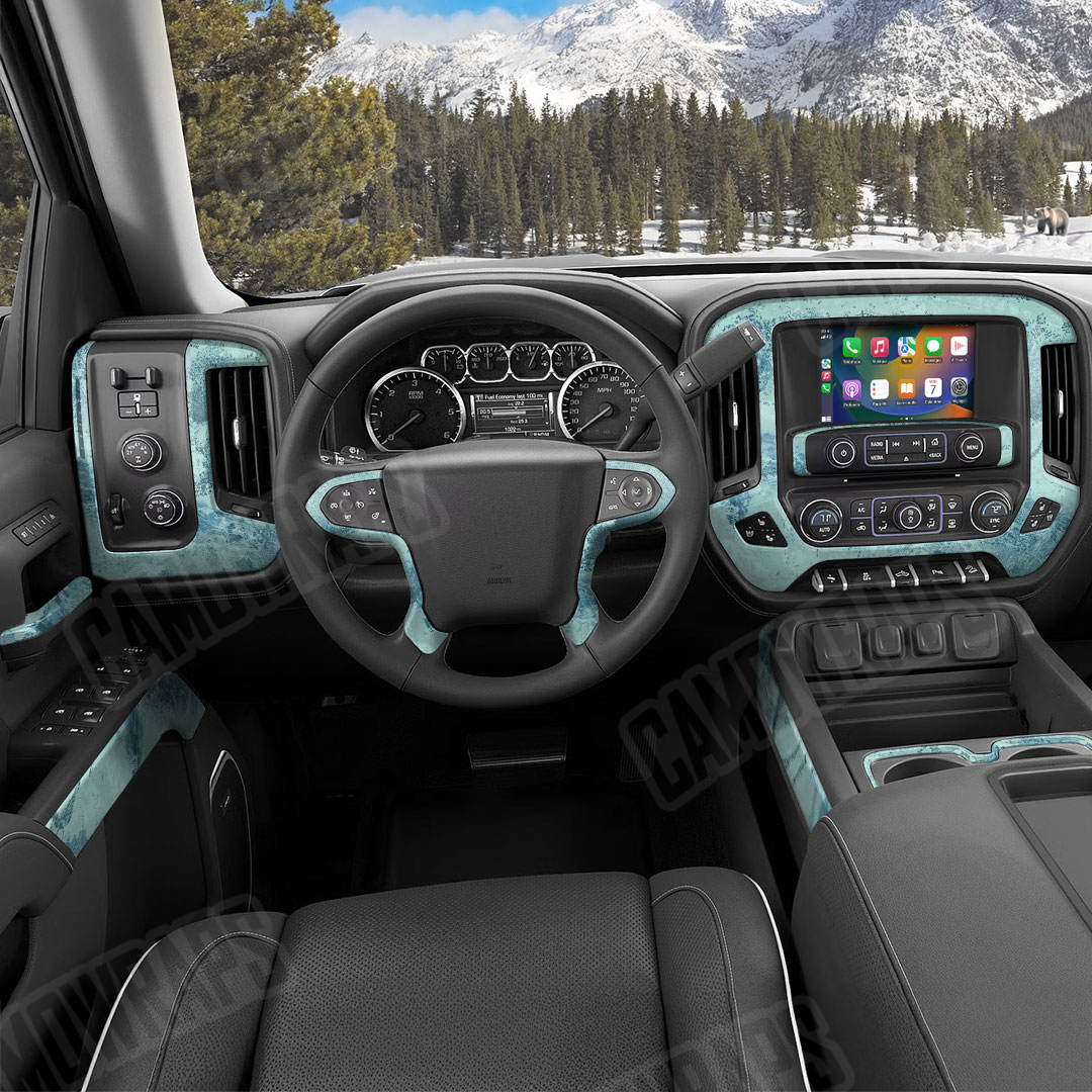 Realtree XTREME Caribbean Camo Car Interior Skin