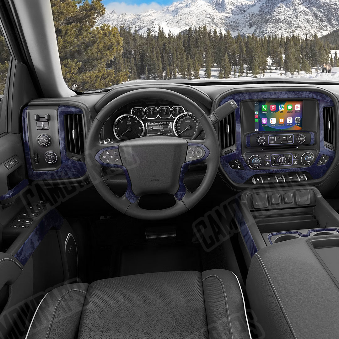 Realtree XTREME Deep Sea Camo Car Interior Skin