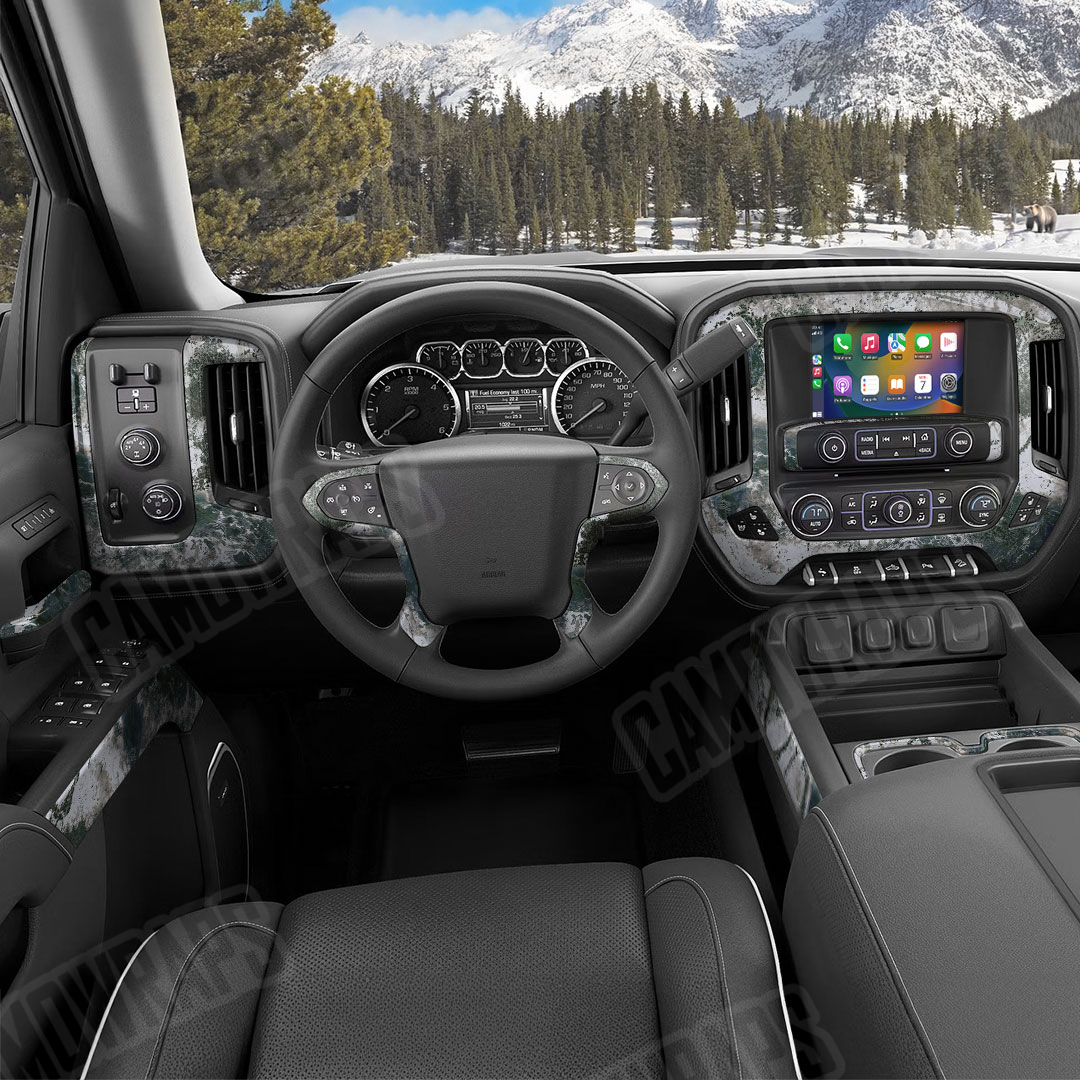 Realtree XTREME Greenland Camo Car Interior Skin