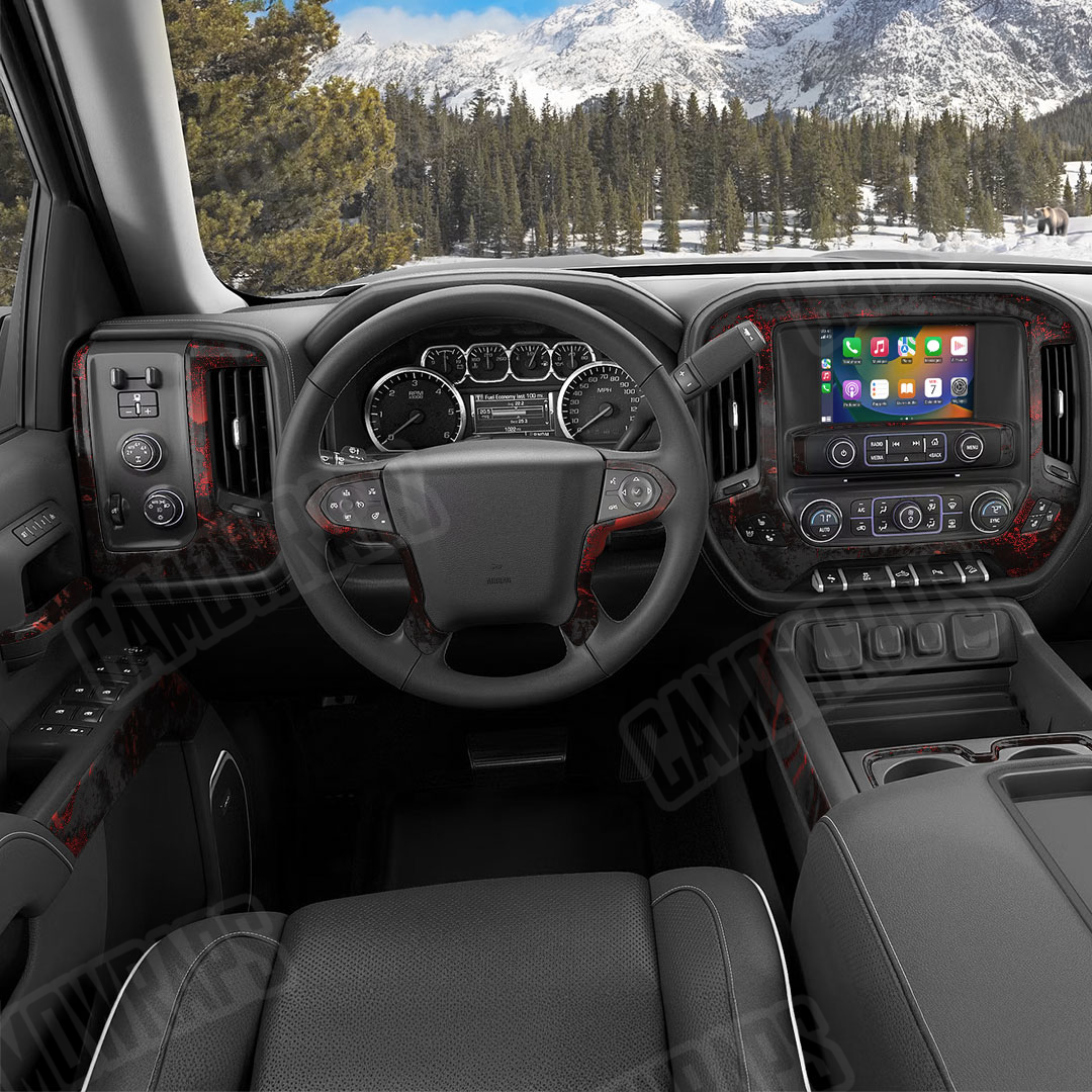Realtree XTREME Lava Camo Car Interior Skin