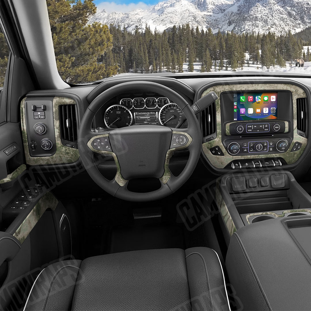 Realtree XTREME Marsh Camo Car Interior Skin