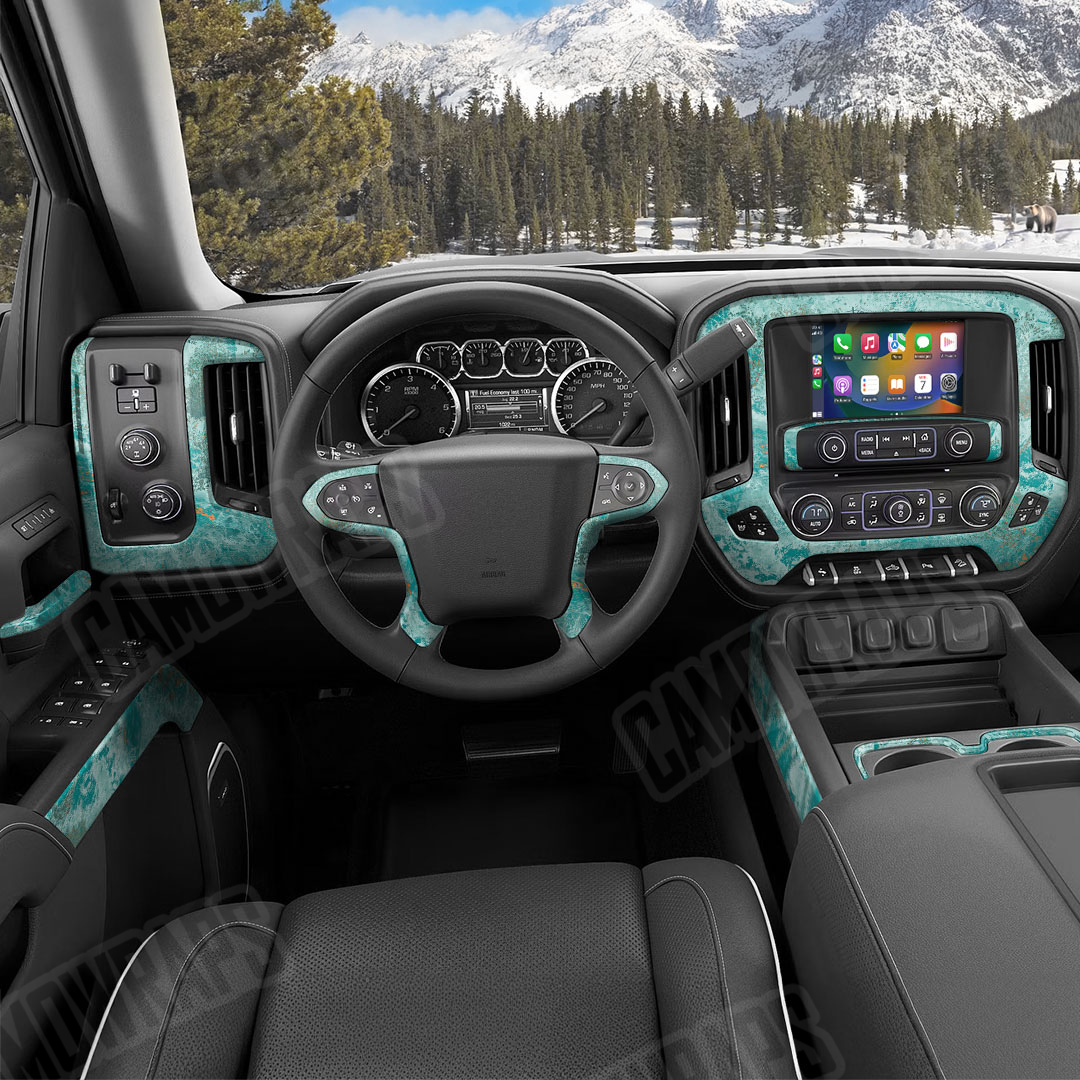 Realtree XTREME Miami Camo Car Interior Skin