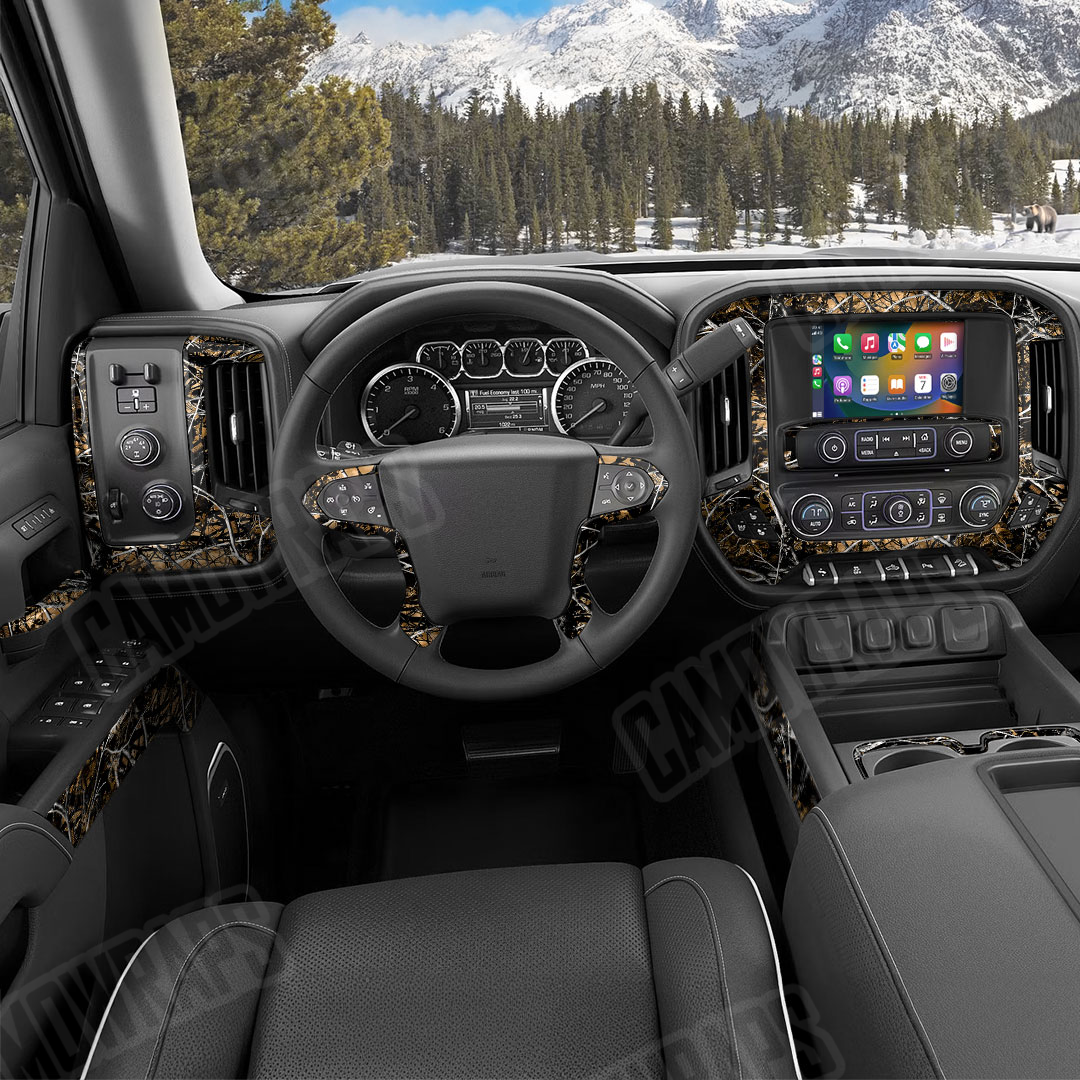 Sirphis Outshine Camo Car Interior Skin