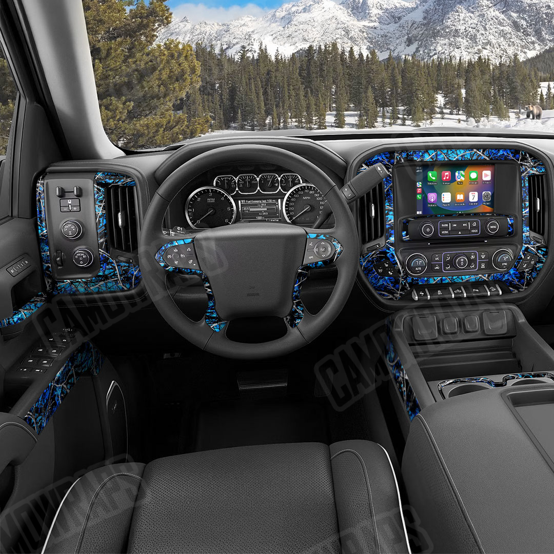 Sirphis Undertow Camo Car Interior Skin