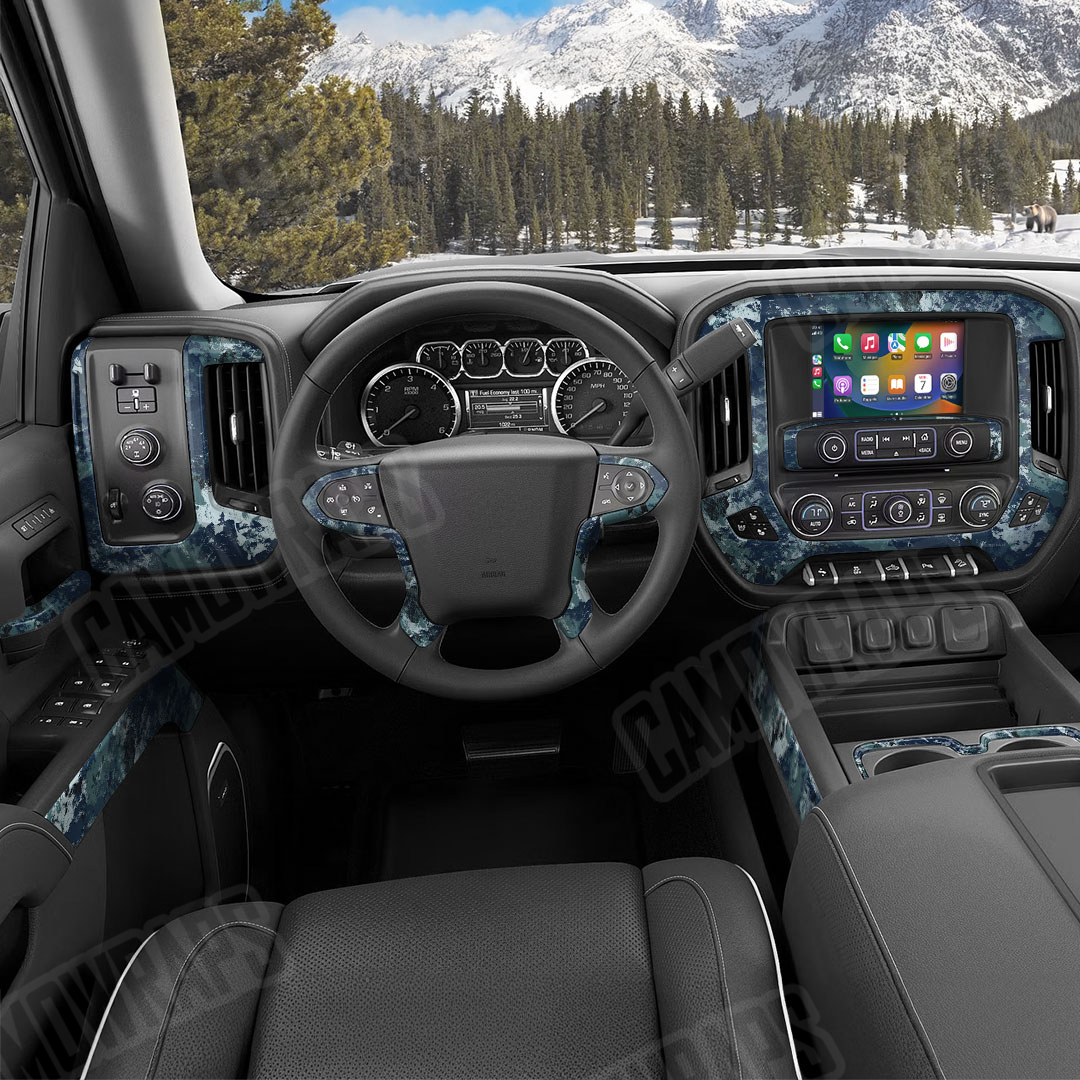 Substrate Saipan Camo Car Interior Skin
