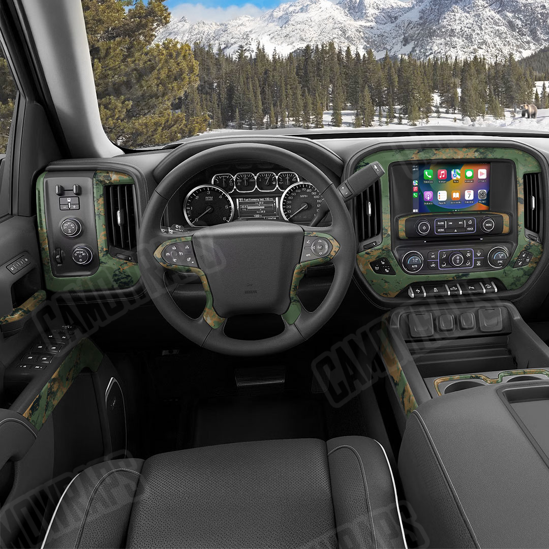 Substrate Semper Fi Camo Car Interior Skin