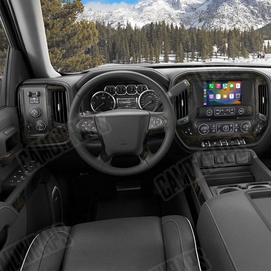 Substrate Shadow Camo Car Interior Skin