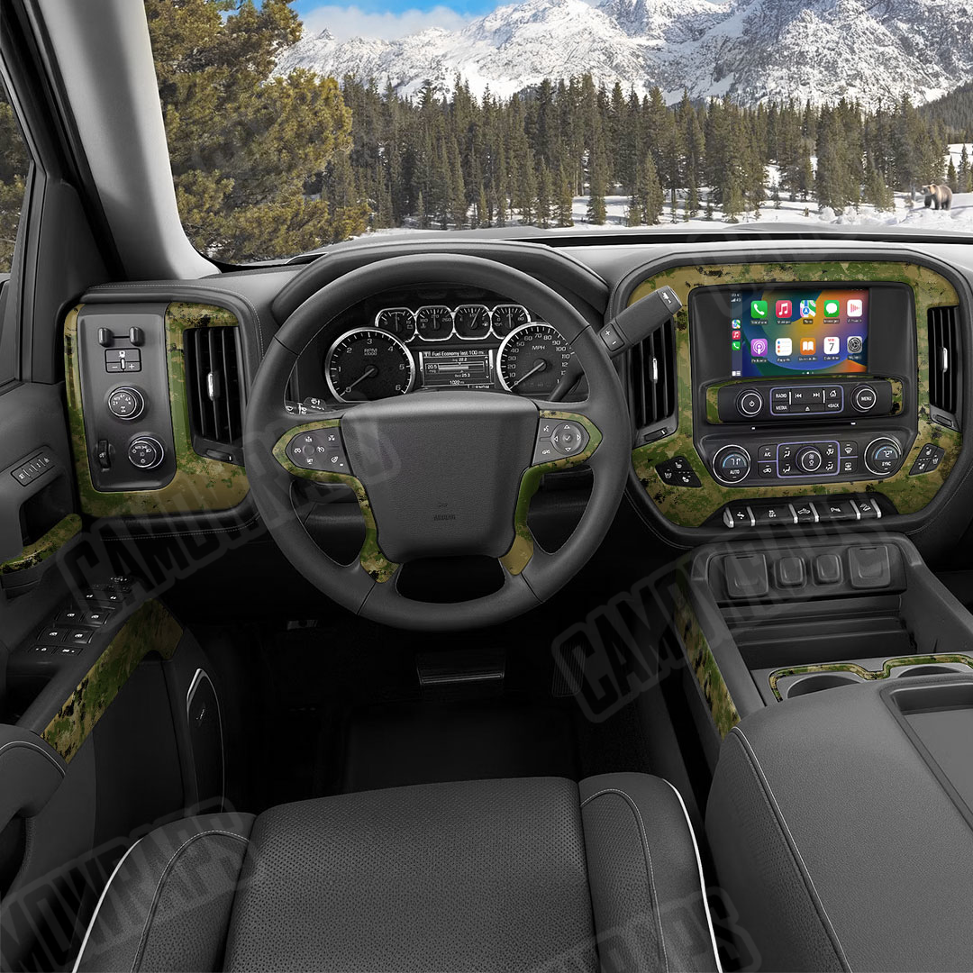Substrate Spec War Camo Car Interior Skin