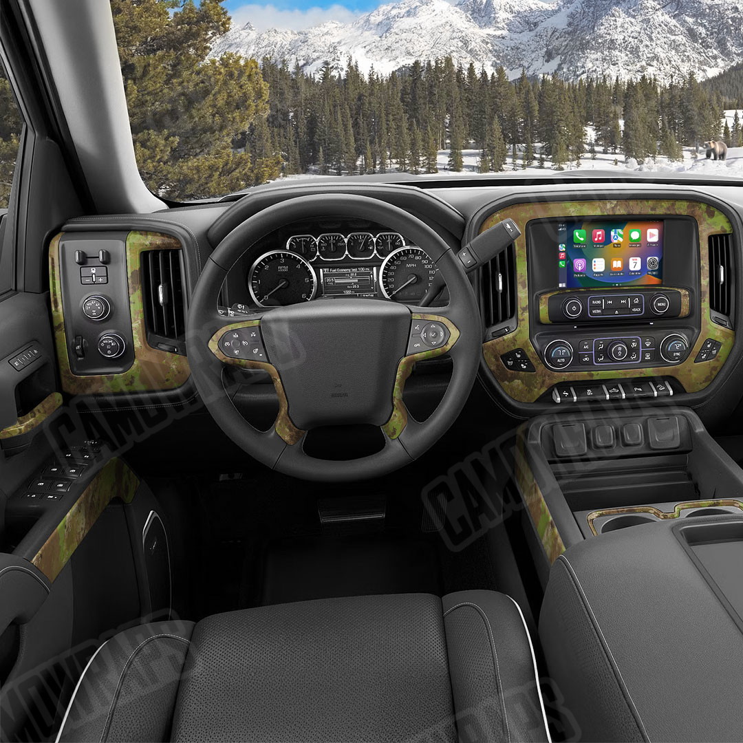 Substrate Springfield Camo Car Interior Skin