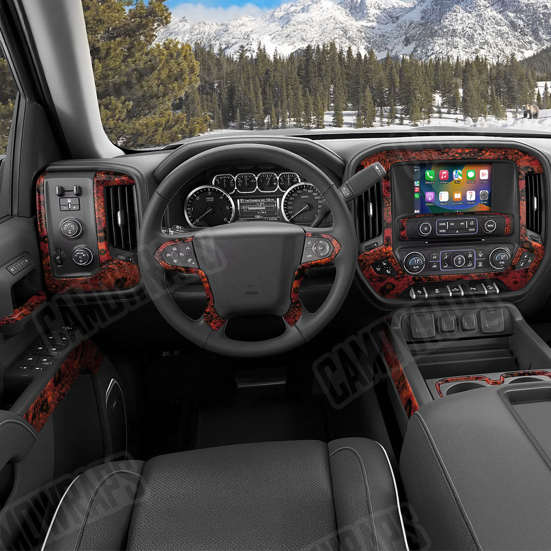 Toadaflage Ember Camo Car Interior Skin