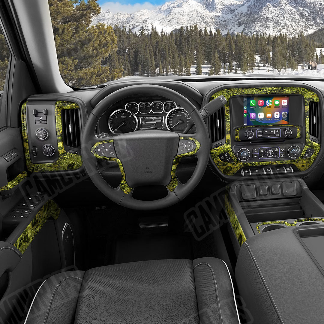 Toadaflage Toxic Camo Car Interior Skin