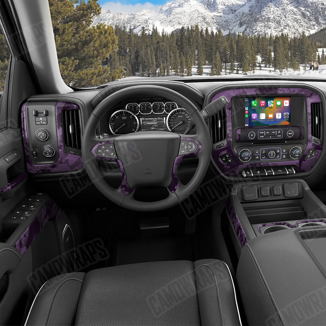 Treetop Darkwing Camo Car Interior Skin