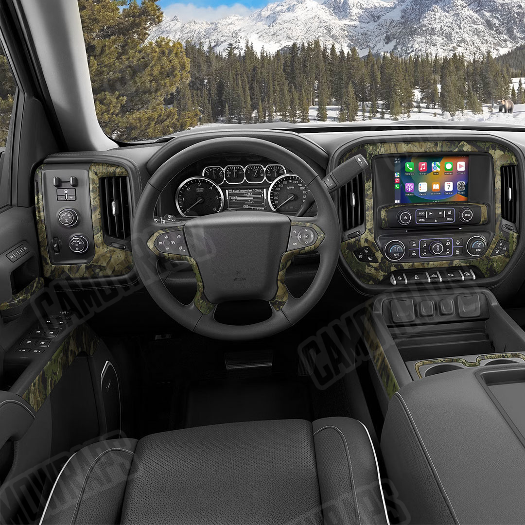 Veil Rumba Jungle Camo Car Interior Skin