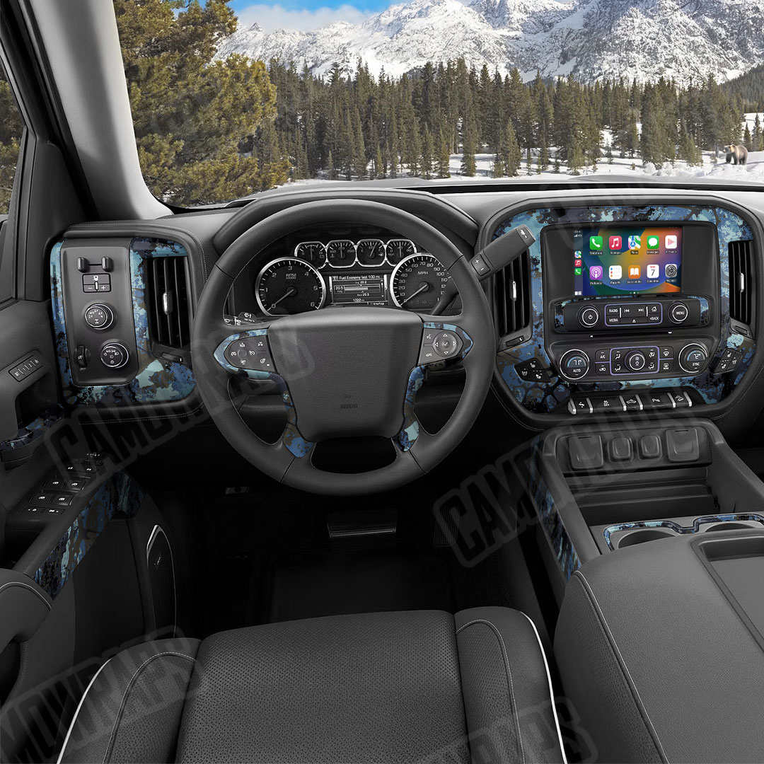 Veil Stoke Poseidon Camo Car Interior Skin