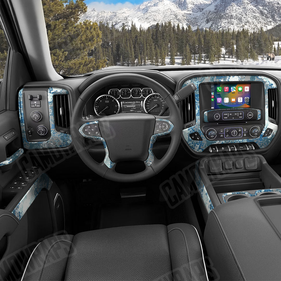 Veil Stryk Hookset Flat Camo Car Interior Skin