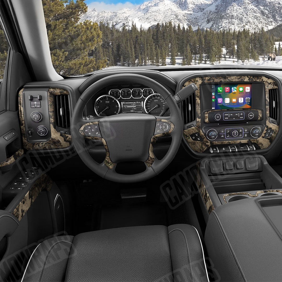 Veil Whitetail Camo Car Interior Skin