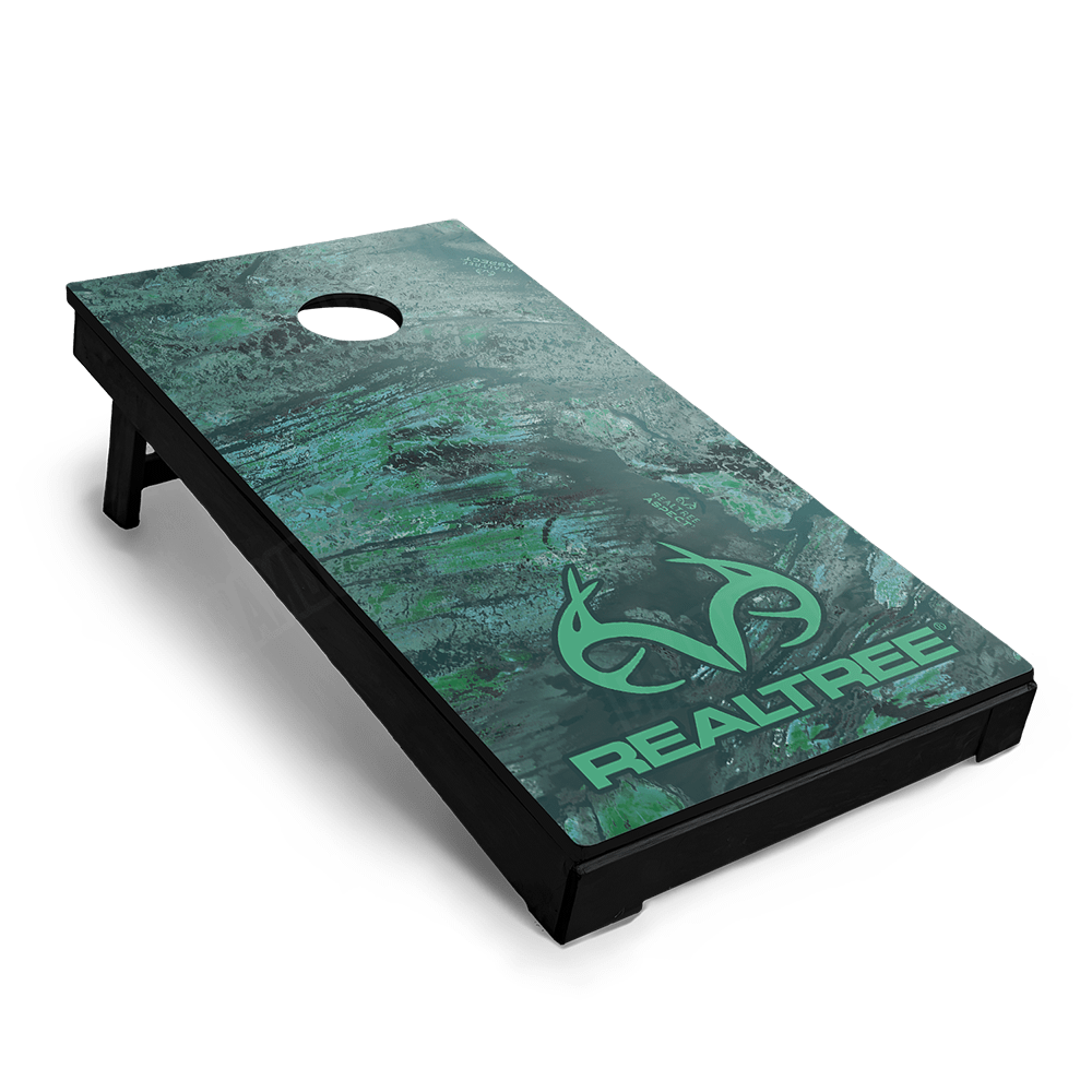 Realtree Aspect Sea Glass Cornhole Vinyl Wrap