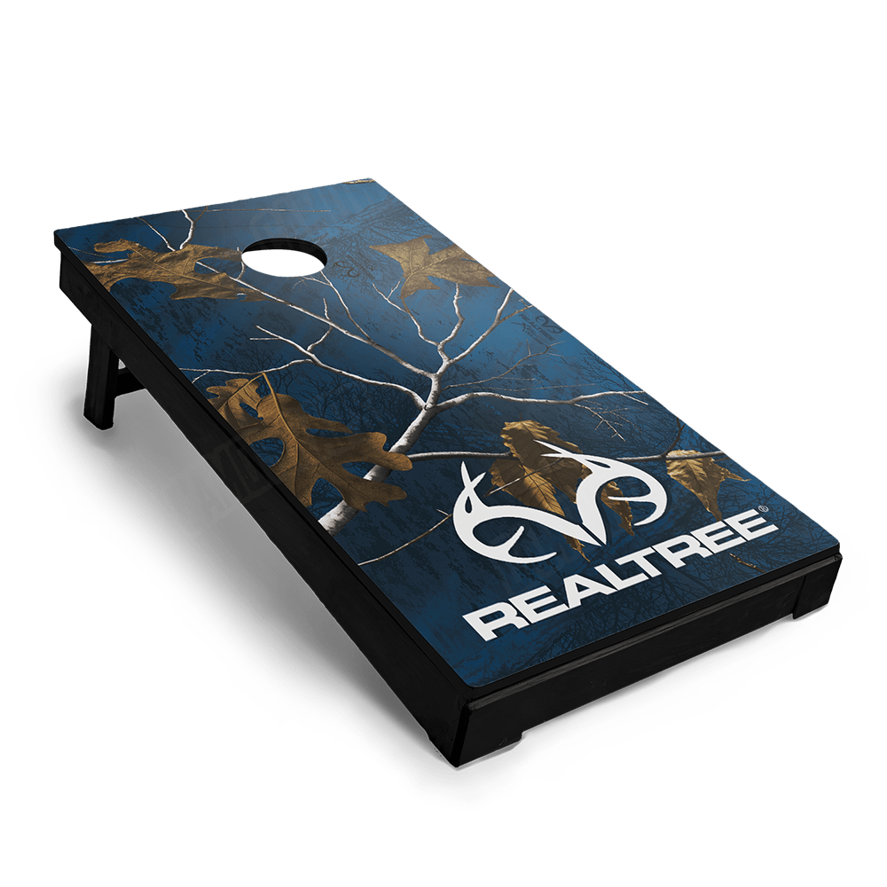 Realtree XTRA Colors Blue Cornhole Vinyl Wrap