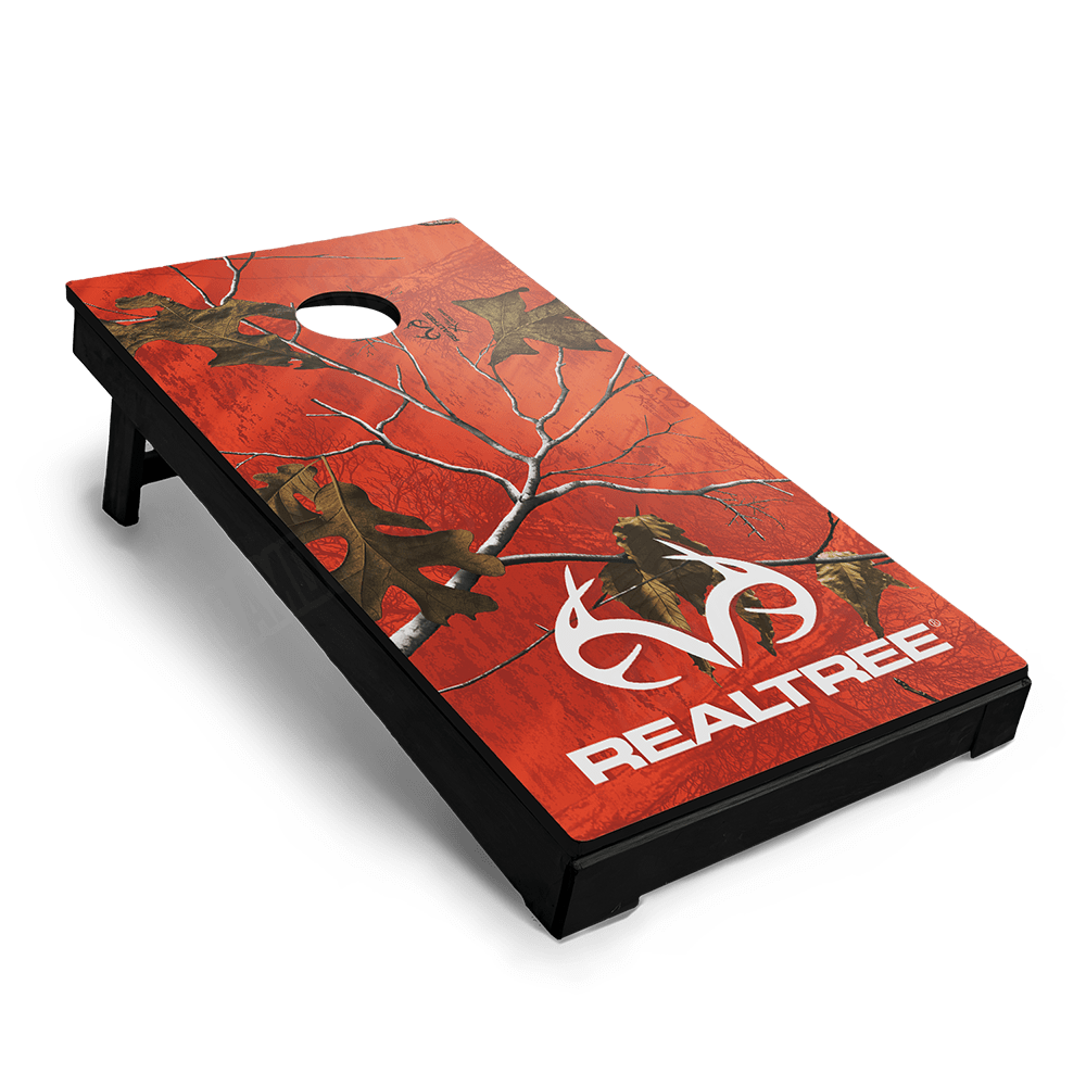 Realtree XTRA Colors Orange Cornhole Vinyl Wrap