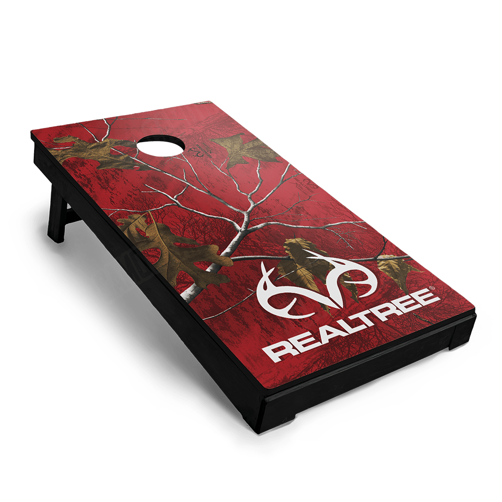 Realtree XTRA Colors Red Cornhole Vinyl Wrap