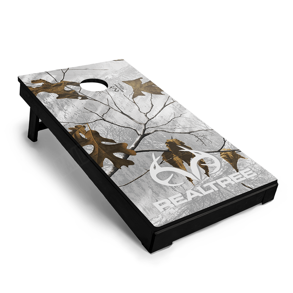 Realtree XTRA Colors Snow Cornhole Vinyl Wrap