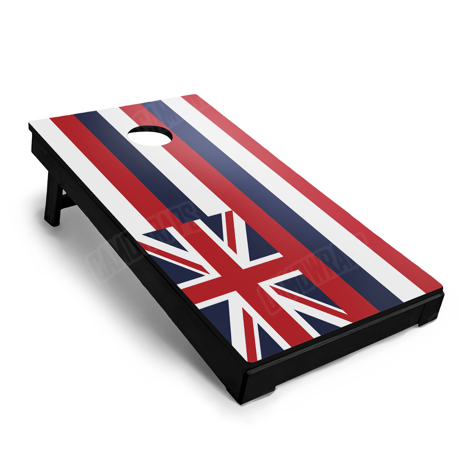 US States Hawaii Flag Cornhole Vinyl Wrap