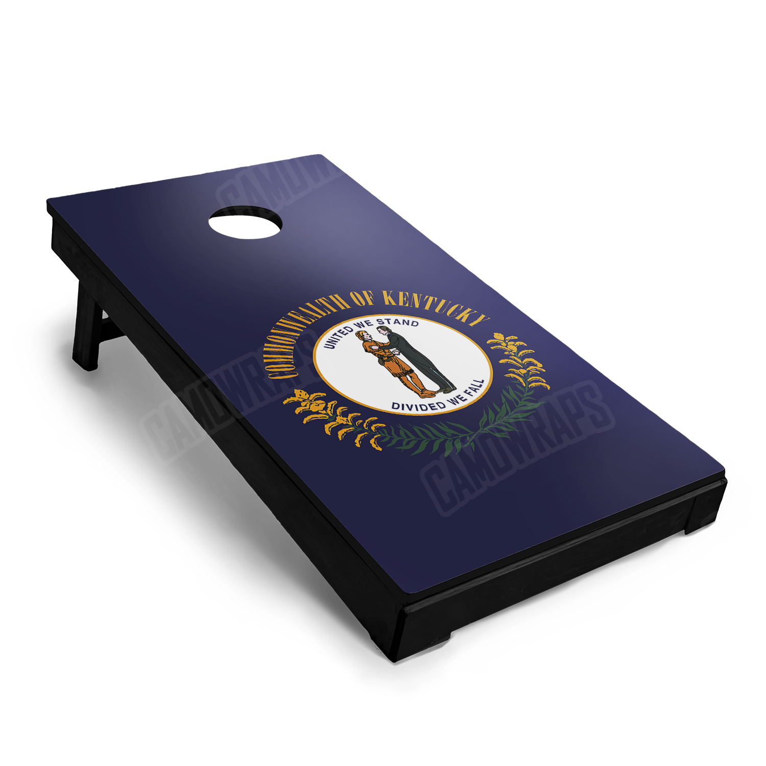 US States Kentucky Flag Cornhole Vinyl Wrap